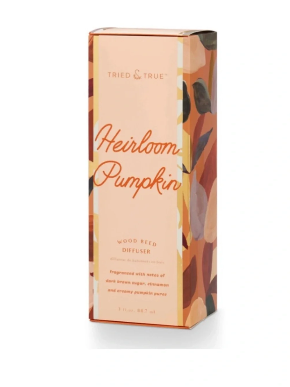 Illume Tried and True fall Wood Reed Diffuser diffuser: Heirloom Pumpkin 3oz